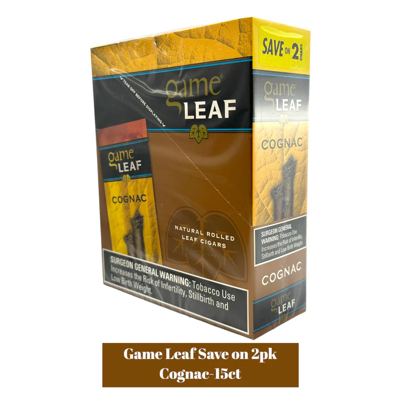 Game - Leaf Cigars - Black Raspberry - 2pk - 15ct