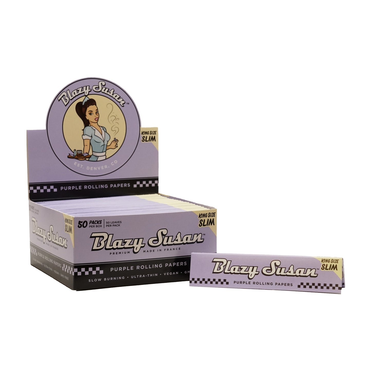 Blazy Susan - Paper - King Slim - 50ct