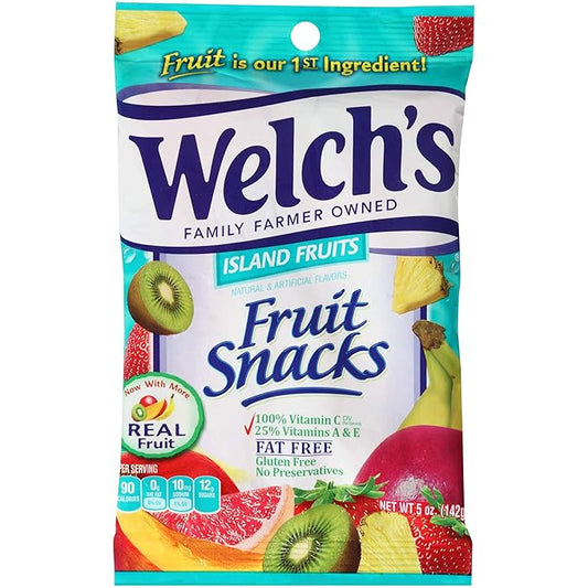 Welch's - Fruit Snacks - Island Fruit - 5oz