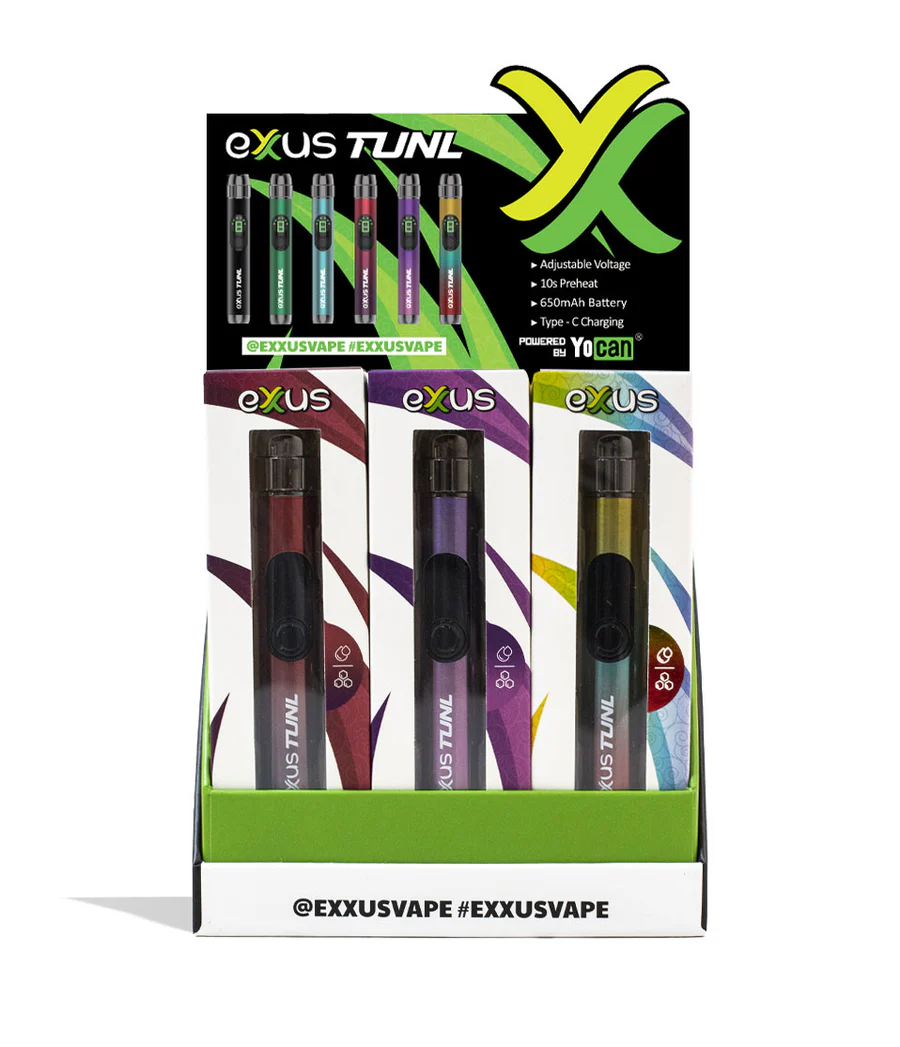 Exxus Tunl Cart Battery - Assorted 12pk