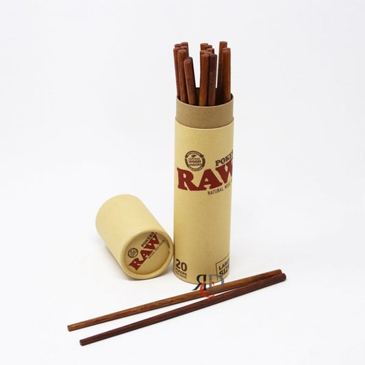 Raw - Wooden Poker - Large - 20ct