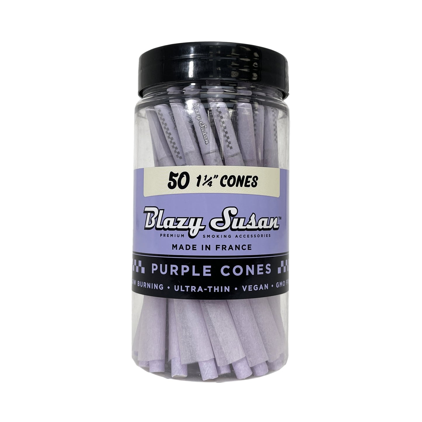 Blazy Susan - Cones - Purple - 1 1/4 - 50ct