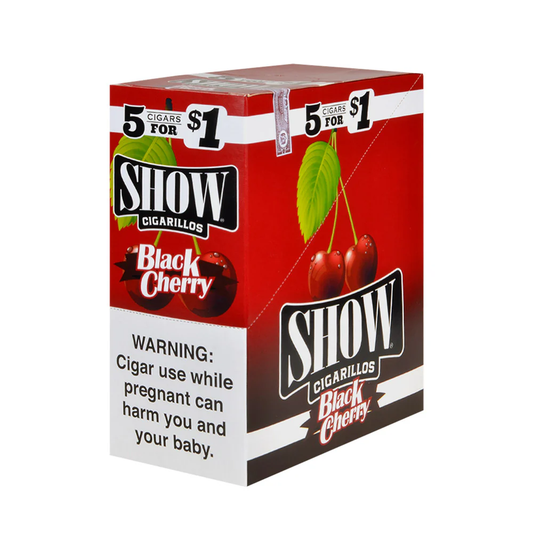 Show - Cigarillos - Black Cherry - 5pk - 15ct