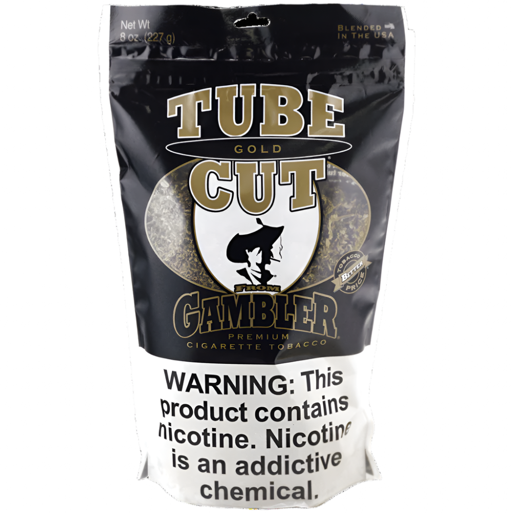 Gambler - Cig Tobacco - Gold Tube Cut - 8oz