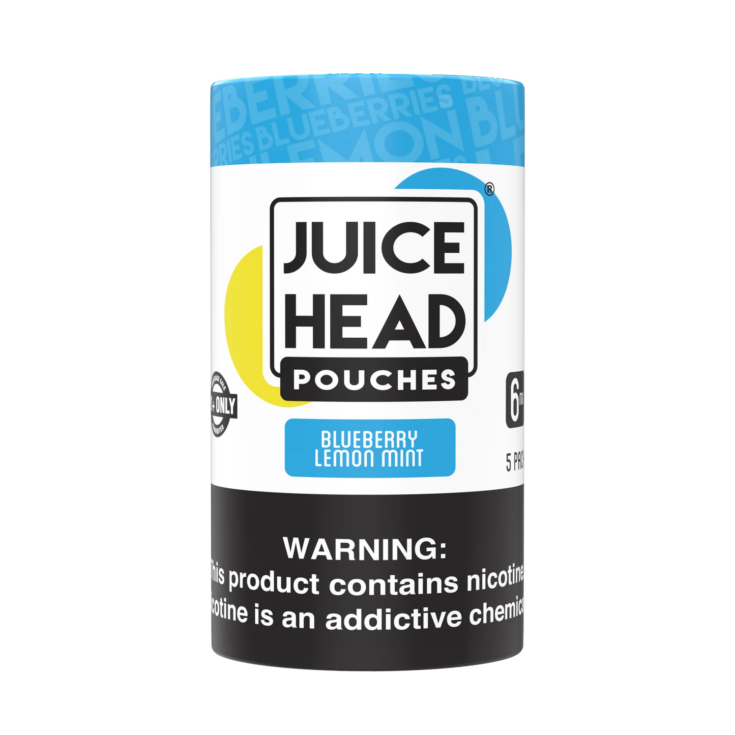 Juice Head - Nic Pouch - Blueberry Lemon - 6mg - 20pk - 5ct