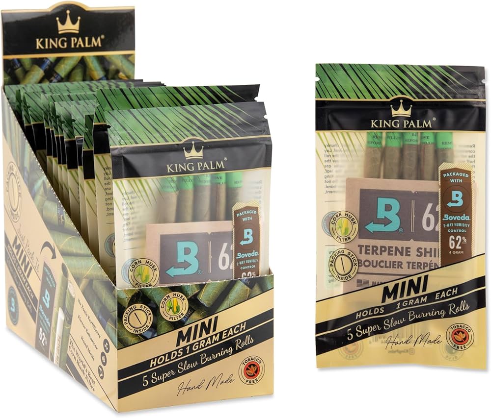 King Palm - Cones - Mini - Natural - 2pk - 20ct