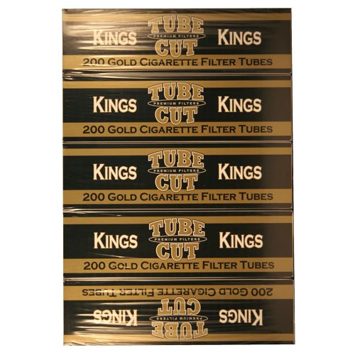 Gambler - Gold Filter Tubes - Kings - 200pk - 5ct