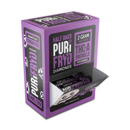 Half Bak'd PuriFry'd THC-A Diamond Prerolls | 20ct