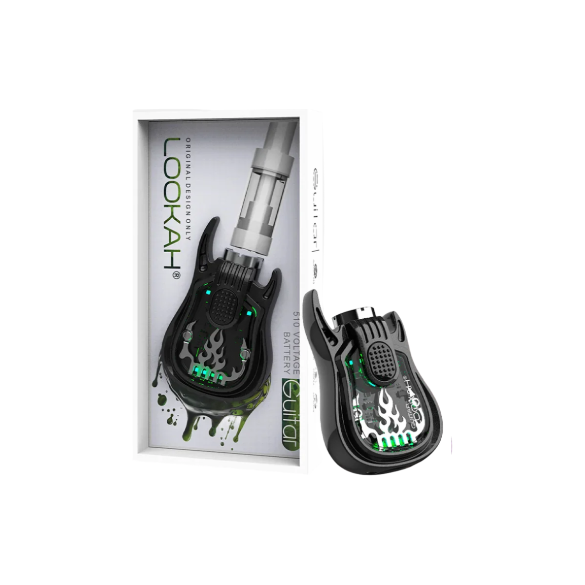 Lookah - Guitar - 510 Battery - Black