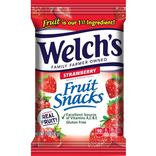 Welch's - Fruit Snacks - Strawberry - 5oz