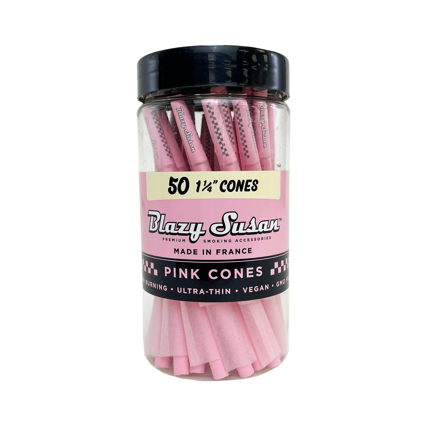 Blazy Susan - Cones -  Pink - 1 1/4 - 50ct Jar