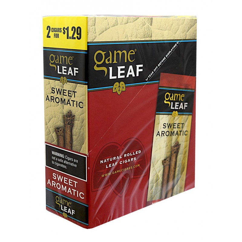 Game - Leaf Cigars - Black Raspberry - 2pk - 15ct