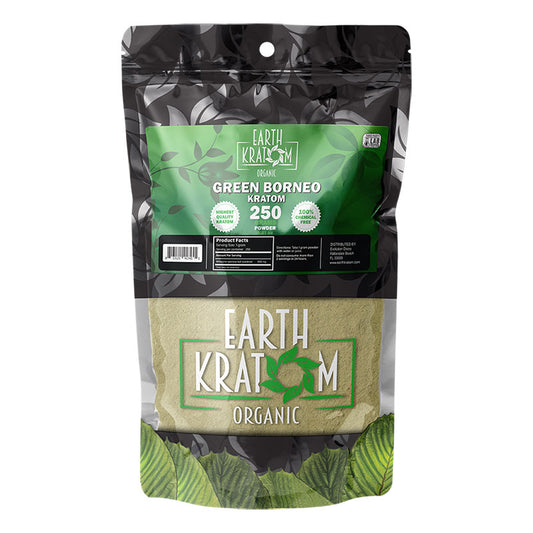 Earth Kratom - Powder - Green Borneo 250g