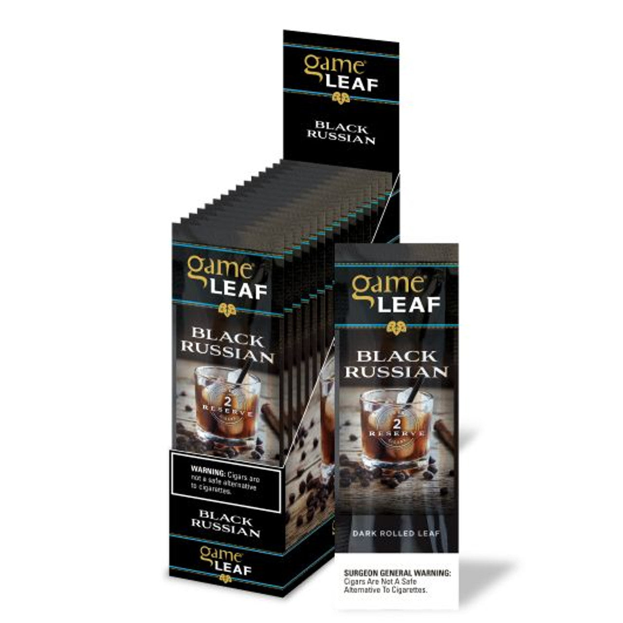 Game - Leaf Cigars - Black Raspberry - 2pk - 15ct