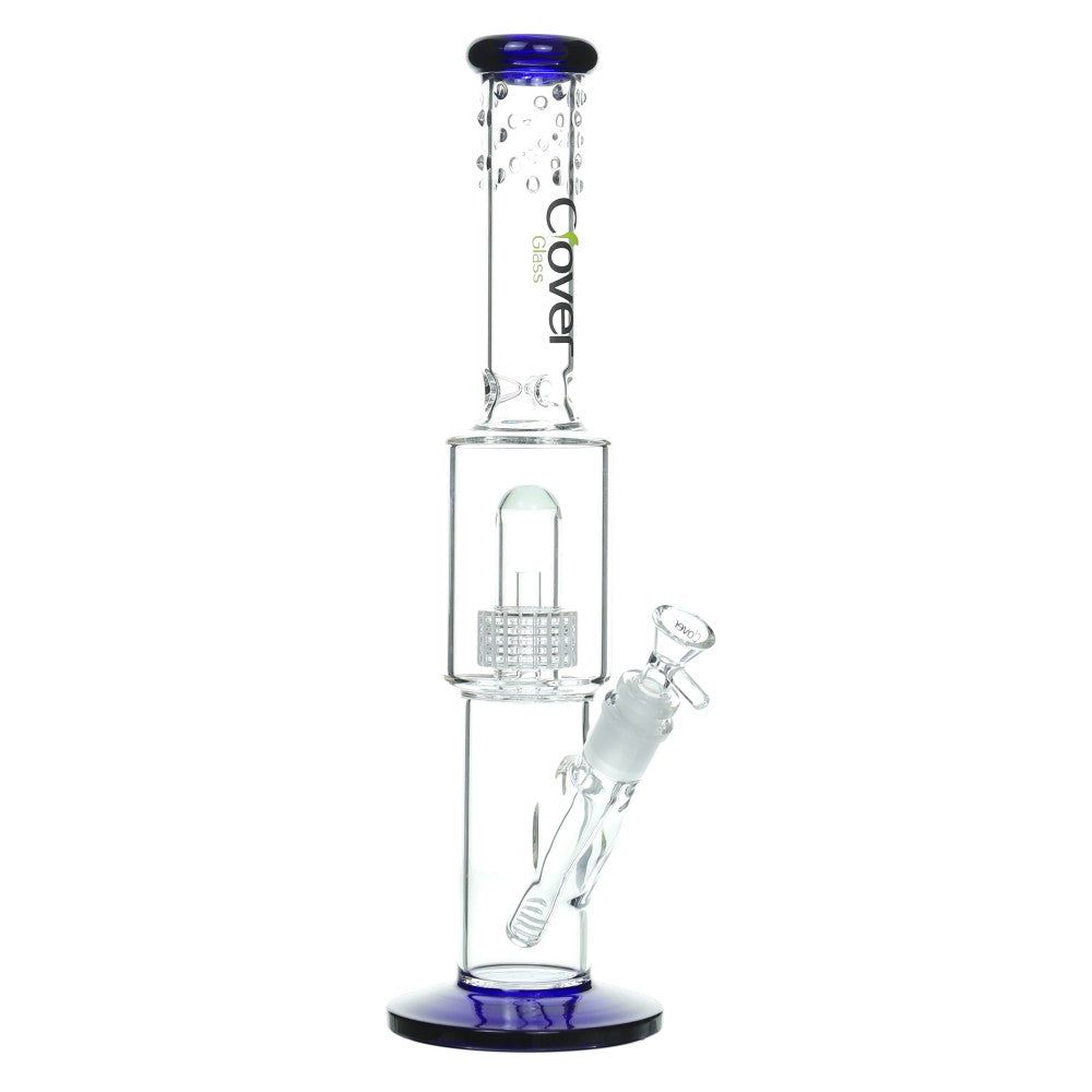 15" Clover Glass Matrix Perc Water Pipe