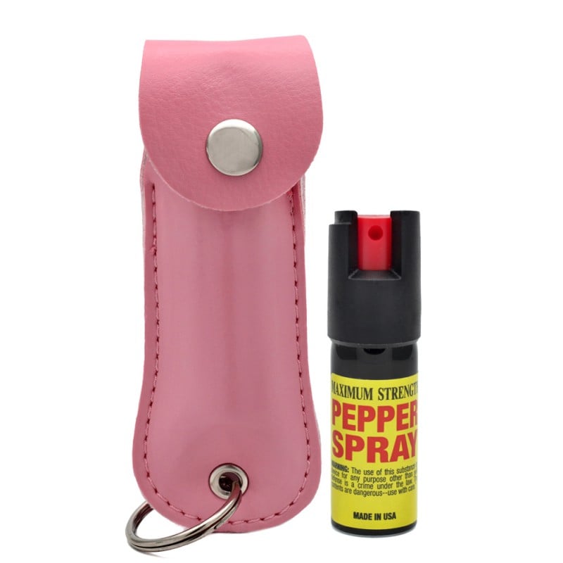 Jaguar - Pepper Spray Keychain - Pink - 1/2oz - CH-31