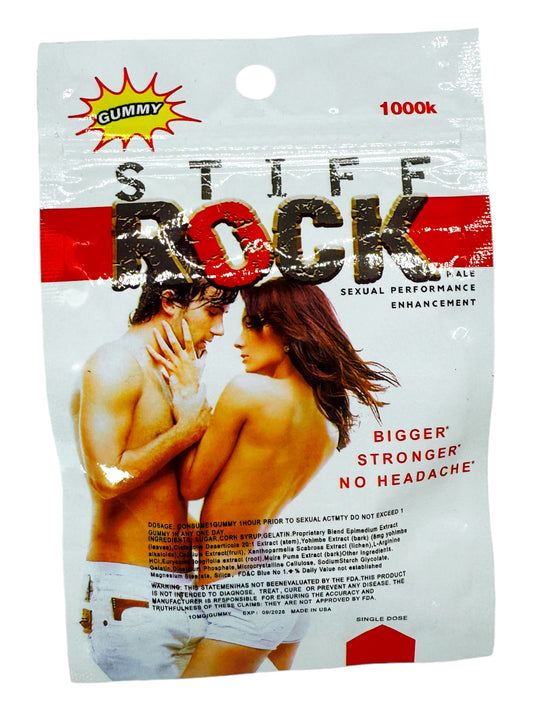 Stiff Rock - Enhancer - 1000K Gummy - 24ct