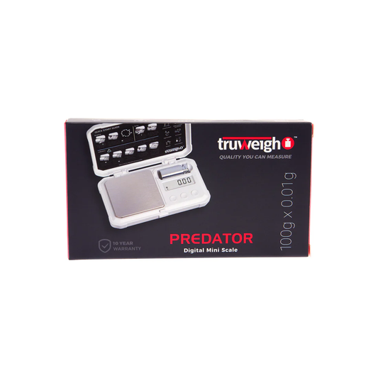 Truweigh - Scale - Predator - 100g x 0.01g - Black / White