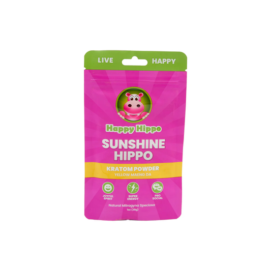 Happy Hippo Kratom - Powder - Sunshine Hippo - 1oz