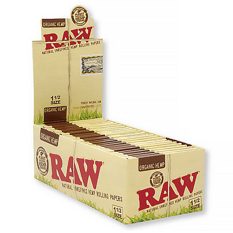 Raw - Papers - Organic Hemp - 1 1/2 - 25ct