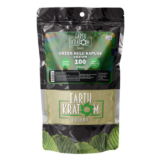 Earth Kratom - Powder - Green Hulu 100g