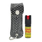 Pepper Spray Keychain - 1/2oz - Black Bling