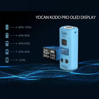 Yocan - Kodo Pro 400mAh 510 Battery - Assorted - 9ct