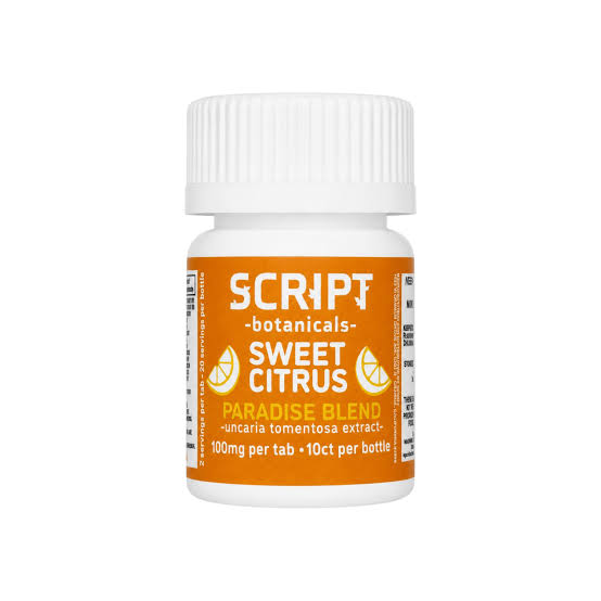 Script Botanicals - 100mg Botanical Tablets - 10pk - 6ct