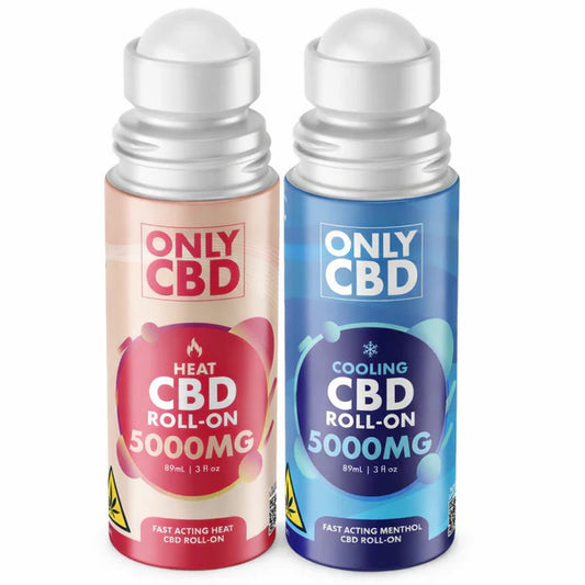 Only CBD - 5000mg CBD Roll On - 3oz - Heating & Cooling