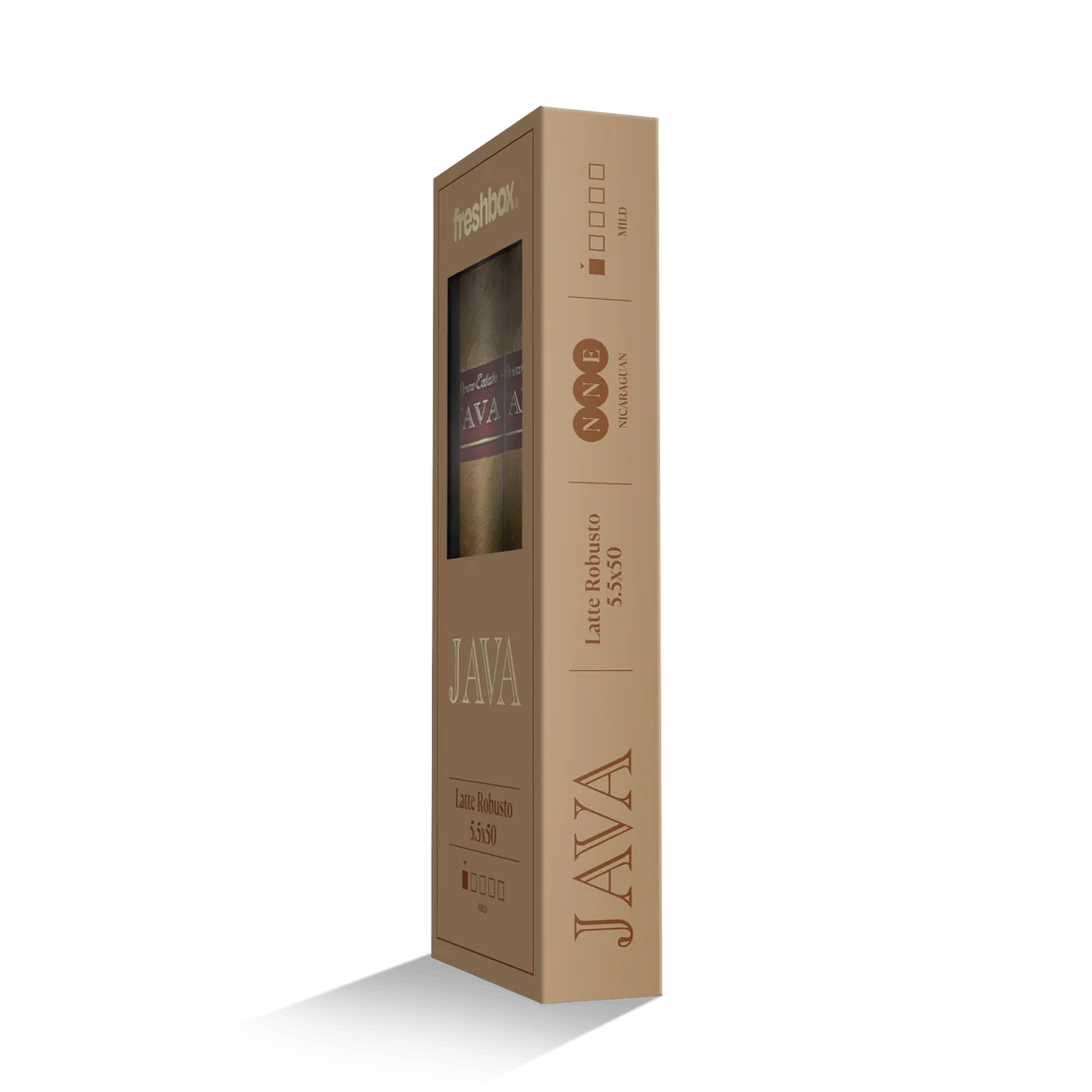 Java Latte Robusto 5.5x50 FreshBox Cigars - 3pk - 6ct