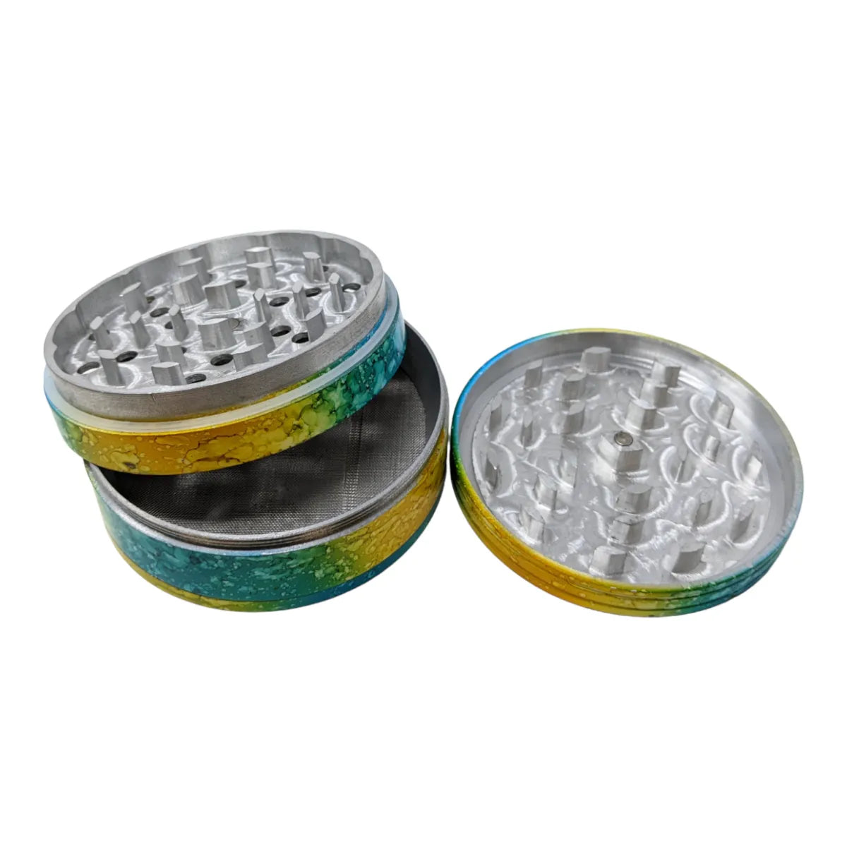 Grinder - 4pc - Eye Art - Assorted Sizes