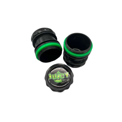 Juicy Jays - Stash Container - Segmented Jar - Green - 2pk