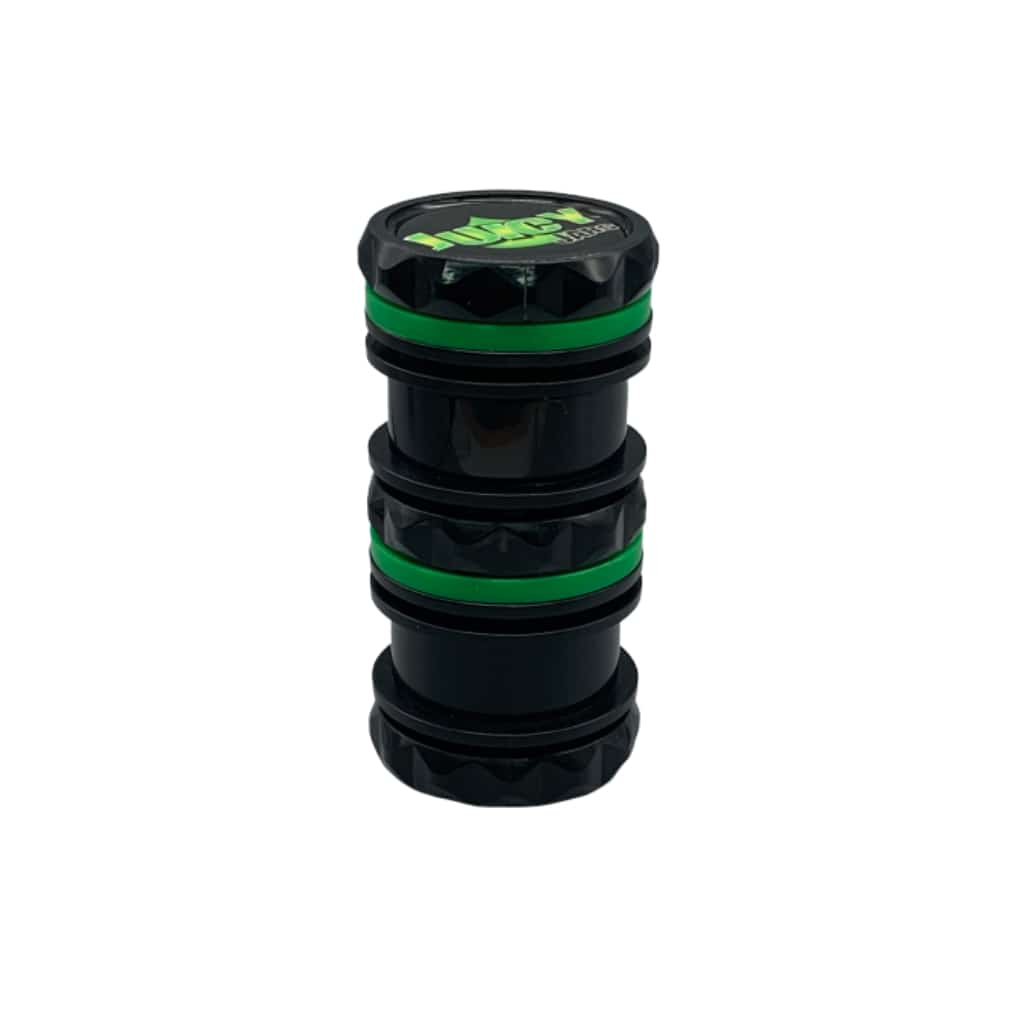 Juicy Jays - Stash Container - Segmented Jar - Green - 2pk