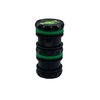 Juicy Jays - Stash Container - Segmented Jar - Green - 2pk