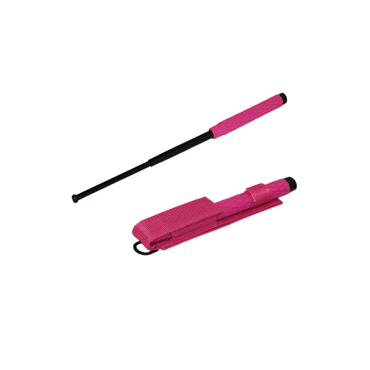 21" Solid Steel Baton - Pink - NS-21P
