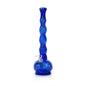 WP - 18" Multi Bubble Spiral Frit Soft Glass Water Pipe
