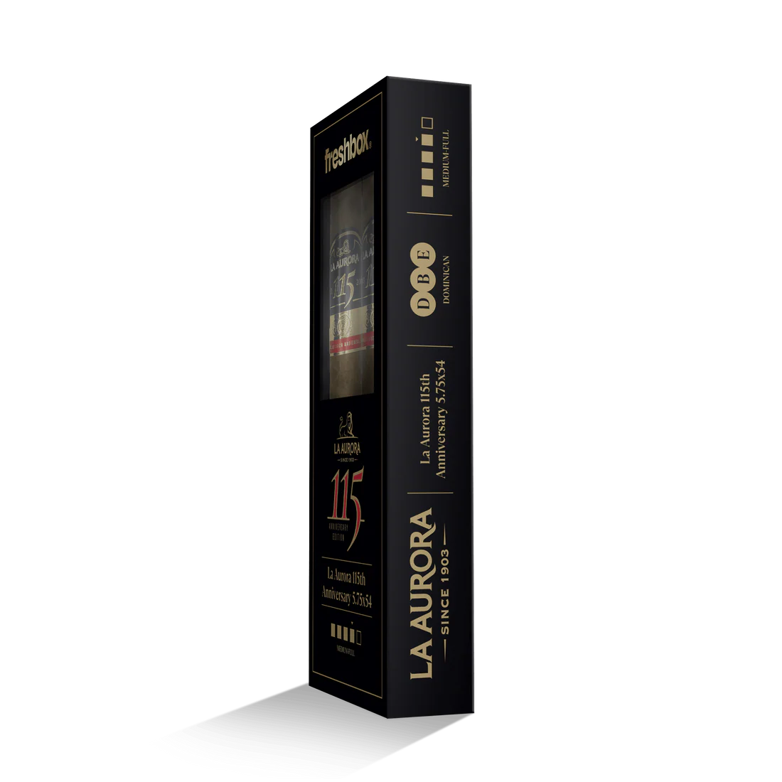 La Aurora 115th Anniversary 5.75x54 FreshBox Cigars - 3pk - 6ct