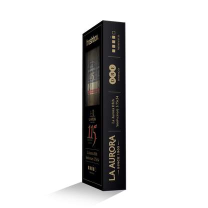 La Aurora 115th Anniversary 5.75x54 FreshBox Cigars - 3pk - 6ct