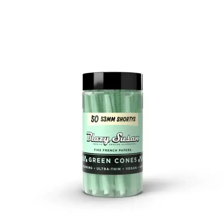 Blazy Susan - 53mm Green Cones - 50ct