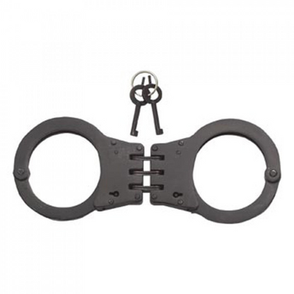 Hinged Handcuffs - Black - LCH104BK
