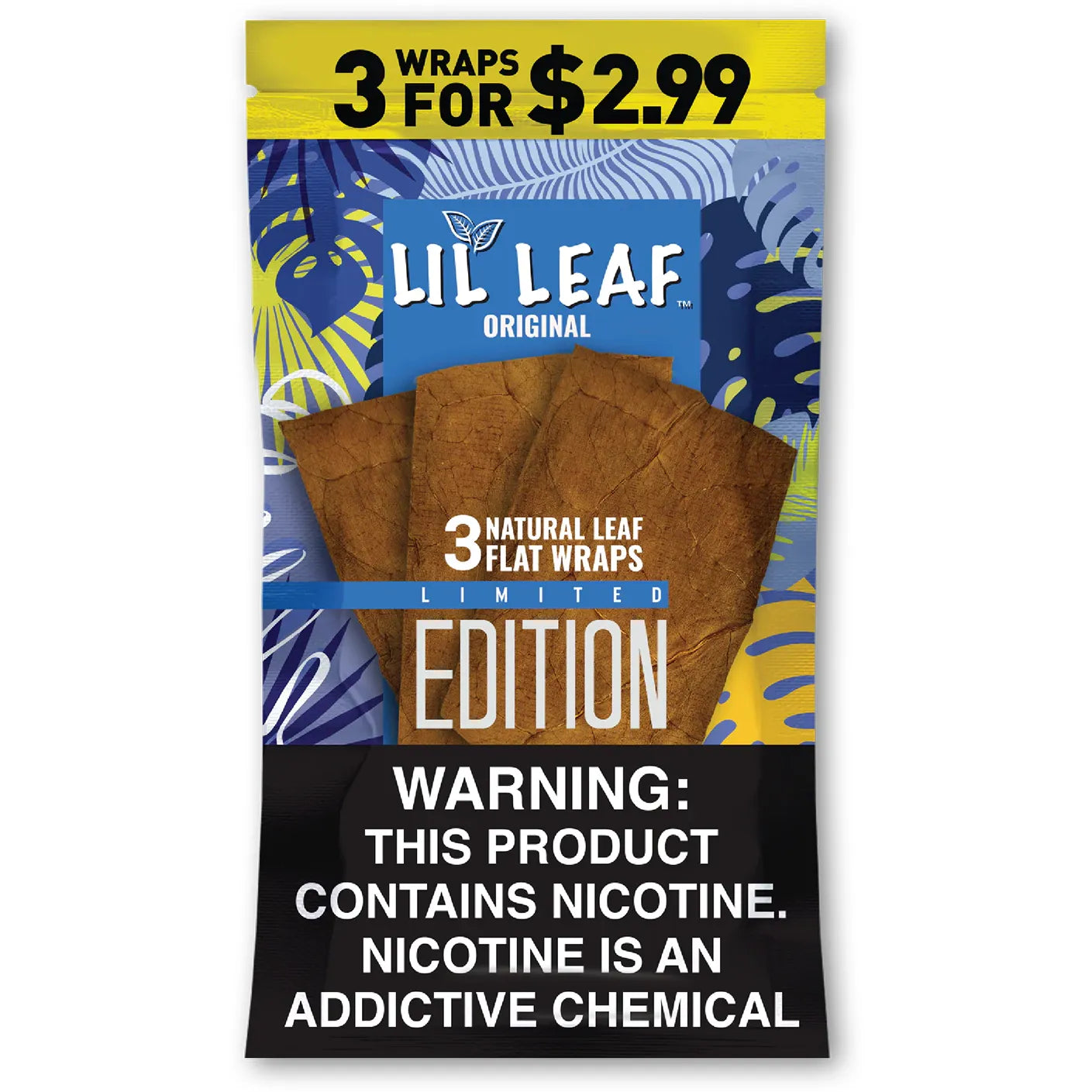 Lil Leaf Flavored Leaf Wraps (3/$2.99) Gold Edition - 3pk - 10ct
