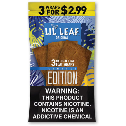 Lil Leaf Flavored Leaf Wraps (3/$2.99) Gold Edition - 3pk - 10ct