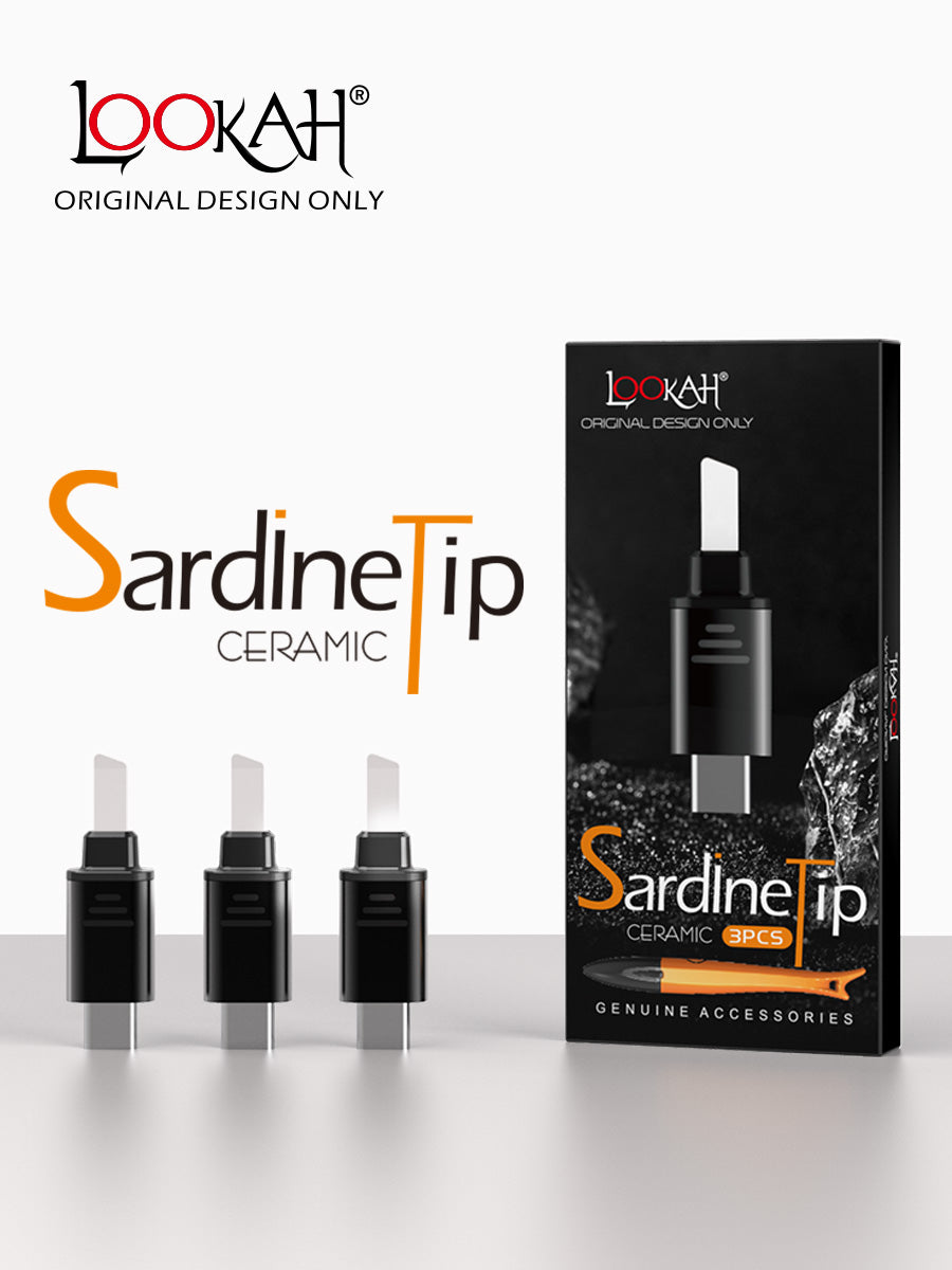 Lookah Ceramic Sardine Replacement Tips - 3ct