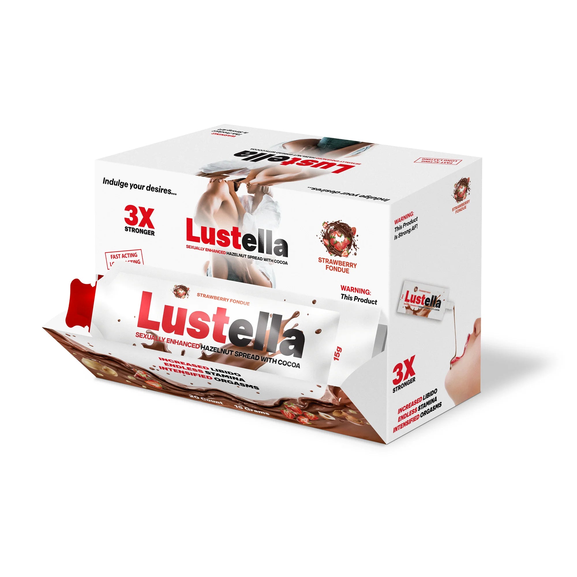 Lustella - Enhancer - Spread Strawberry - 20ct – Metro Smoke Wholesale