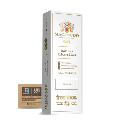 Macanudo Hyde Park 5.5x49 FreshBox Cigars - 3pk - 6ct