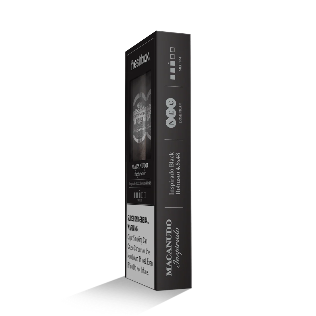 Macanudo Inspirado Black Robusto 4.8x48 FreshBox Cigars - 3pk - 6ct