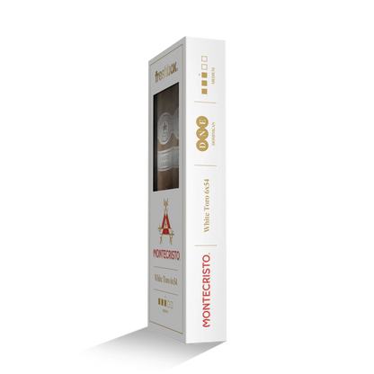 Montecristo White Toro 6x54 FreshBox Cigars - 3pk - 6ct