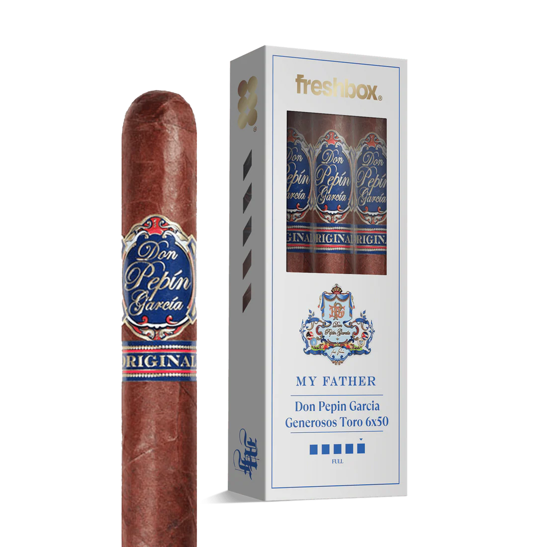 My Father Don Pepin Garcia Generosos Toro 6x50 FreshBox Cigars - 3pk - 6ct