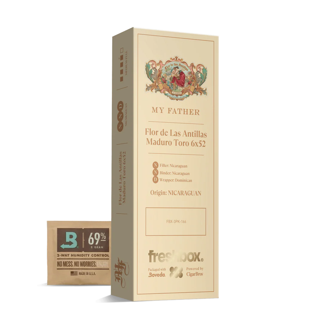 My Father Flor de Las Antillas Maduro Toro 6x52 FreshBox Cigars - 3pk - 6ct