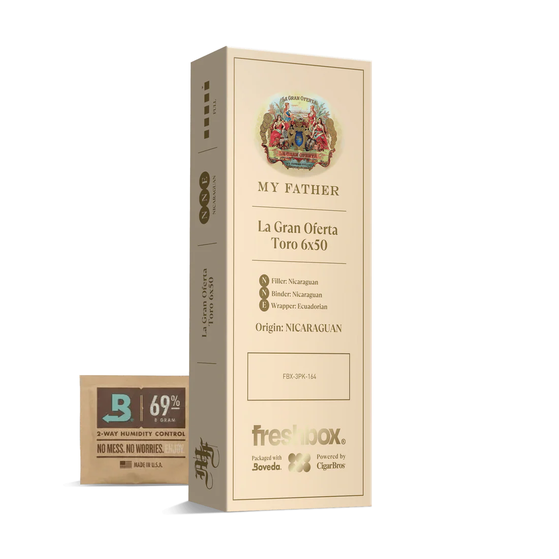 My Father La Gran Oferta Toro 6x50 FreshBox Cigars - 3pk - 6ct